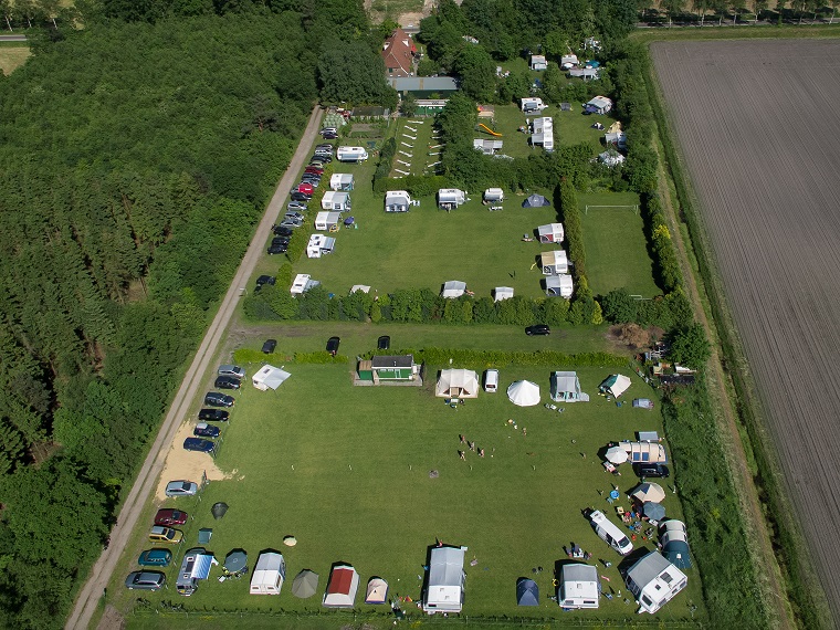 luchtfoto camping